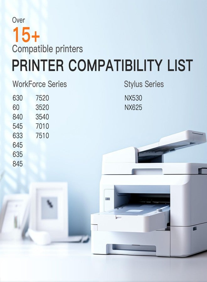 إي-زي إنك عبوة من 6 خراطيش حبر مُعاد تصنيعها من EZ Ink، بديلة لخراطيش إبسون 127 T127، متوافقة مع طابعات NX530 625 WF-3520 WF-3530 WF-3540 WF-7010 WF-7510 7520 545 645 (2 سماوي، 2 أرجواني، 2 أصفر) - Image 4
